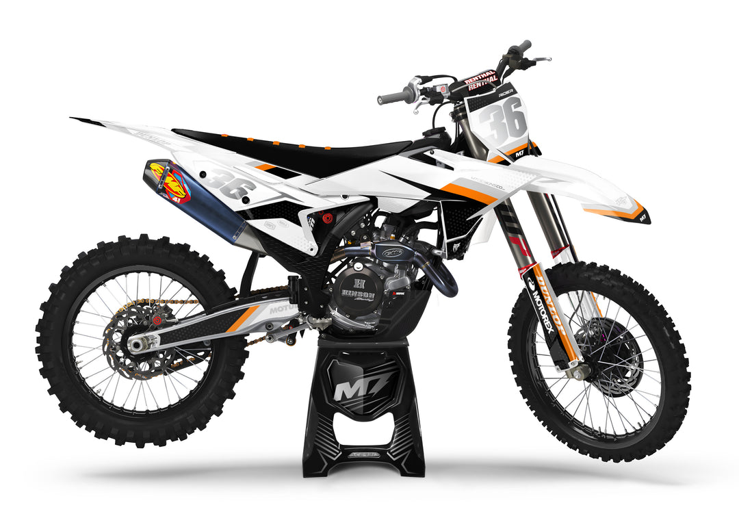 BLEND - White / Orange