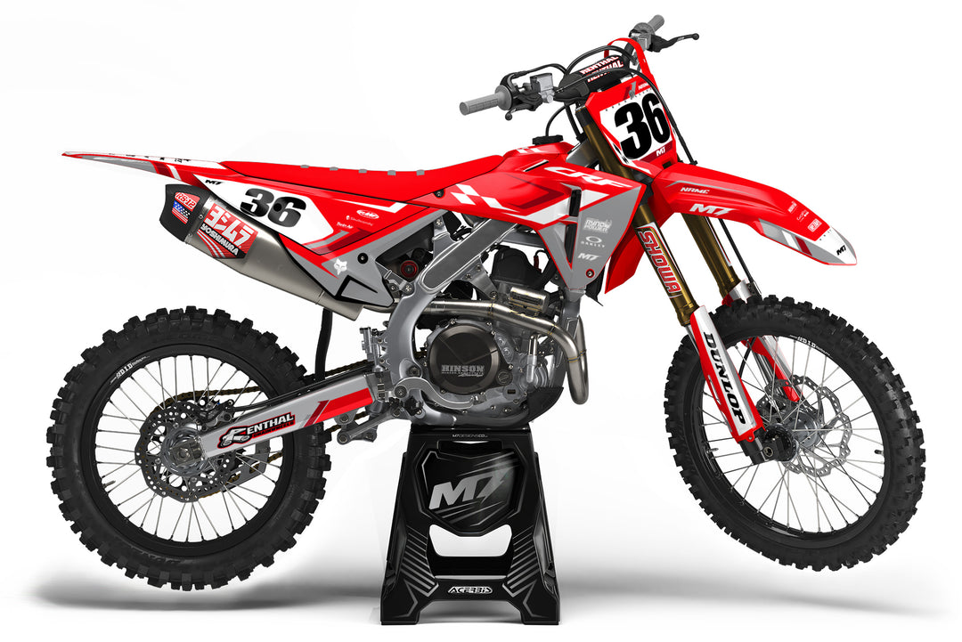GAPPED - Red / Grey