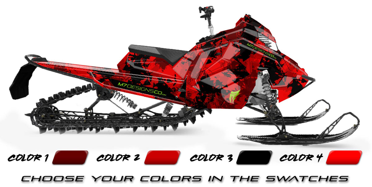 WAXXED Polaris Sled Wrap M7designsco