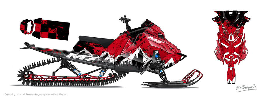 Custom Snowmobile Wraps | Ski-Doo, Polaris & Arctic Cat – M7designsco