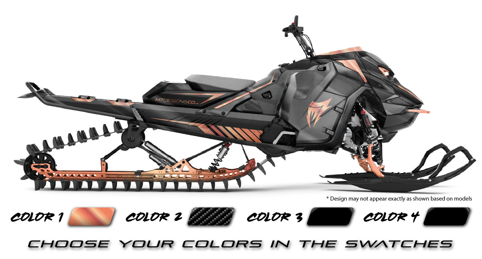 Buy CHROME Sled Wraps | M7 Designs co – M7designsco