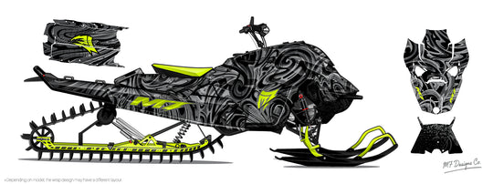 Custom Snowmobile Wraps | Ski-Doo, Polaris & Arctic Cat – M7designsco