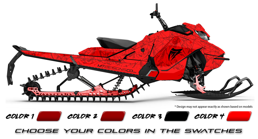 Altitude Ski-doo - Red / Maroon