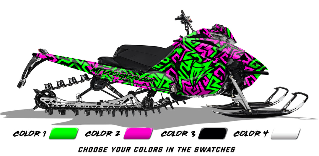 Green and Pink Abyss