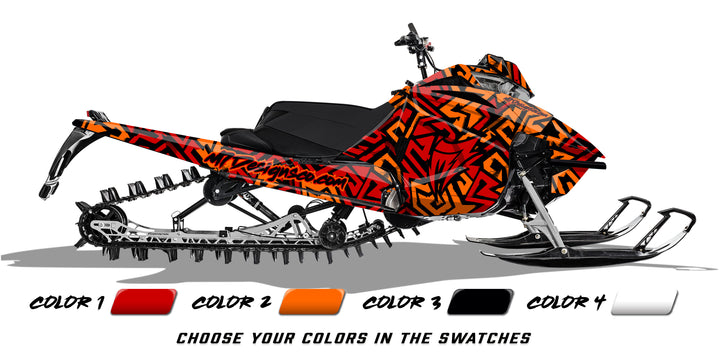 Orange and Red Abyss