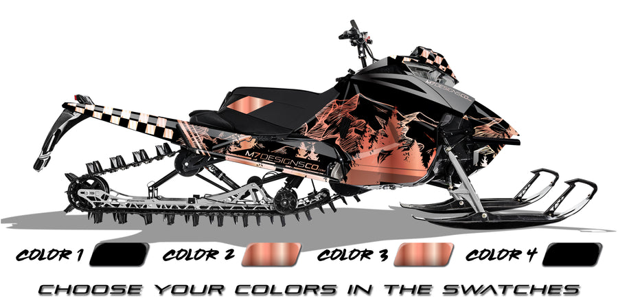 Buy CHROME Sled Wraps | M7 Designs co – M7designsco